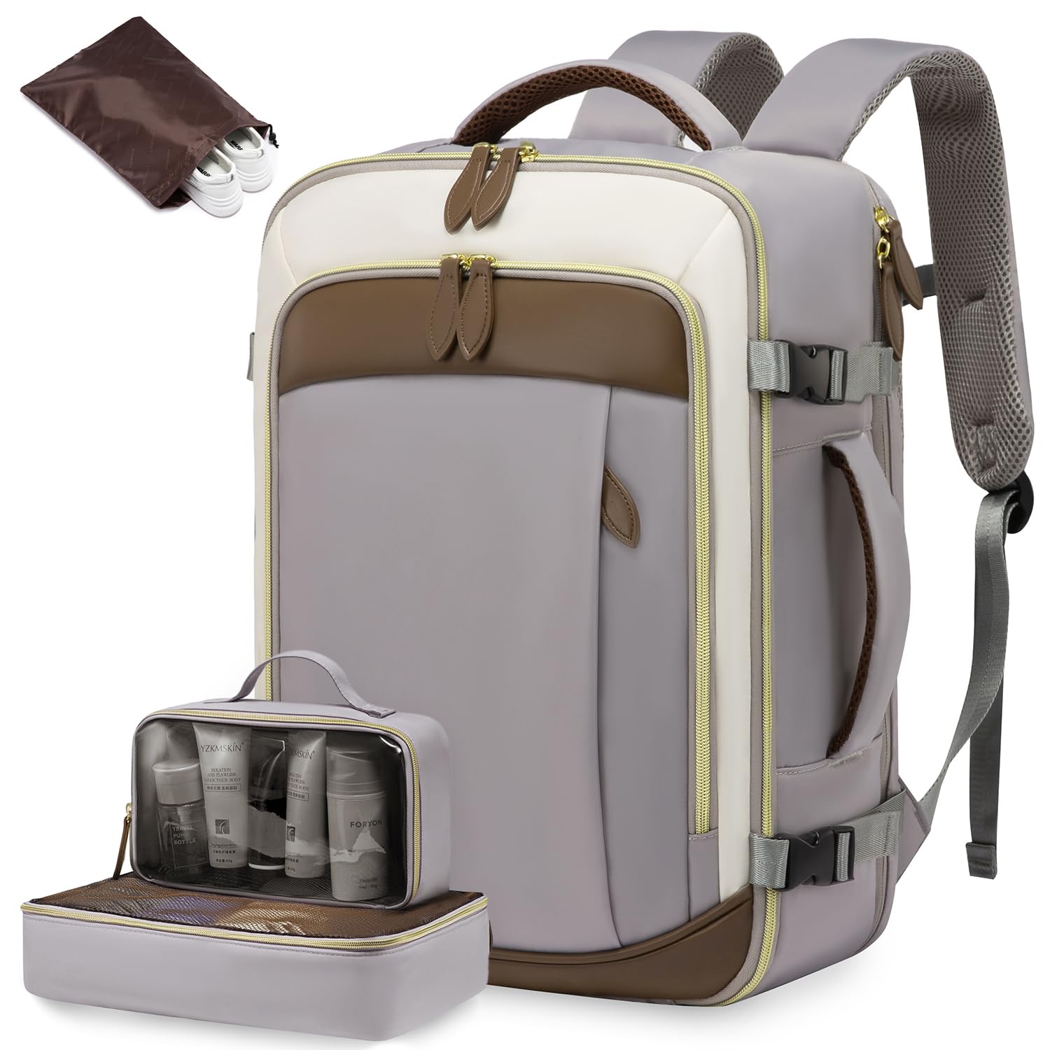 Foto 2 pulgar | Mochila De Viaje Lovevook De 40 Litros Para Mujer Con Cubos De Embalaje De 17 Pulgadas - Venta Internacional.