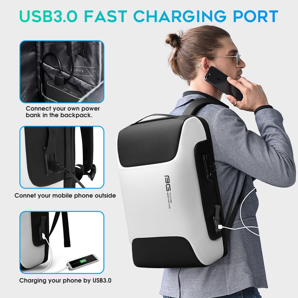 Foto 5 pulgar | Mochila Para Portátil Bange Business Con Capacidad Antirrobo De 15 6 Pulgadas - Venta Internacional.