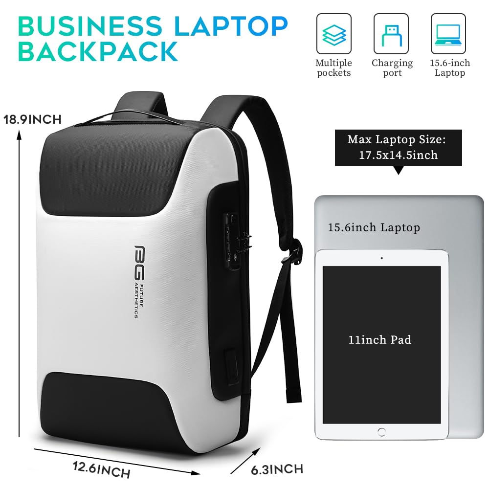 Foto 5 | Mochila Para Portátil Bange Business Con Capacidad Antirrobo De 15 6 Pulgadas - Venta Internacional.