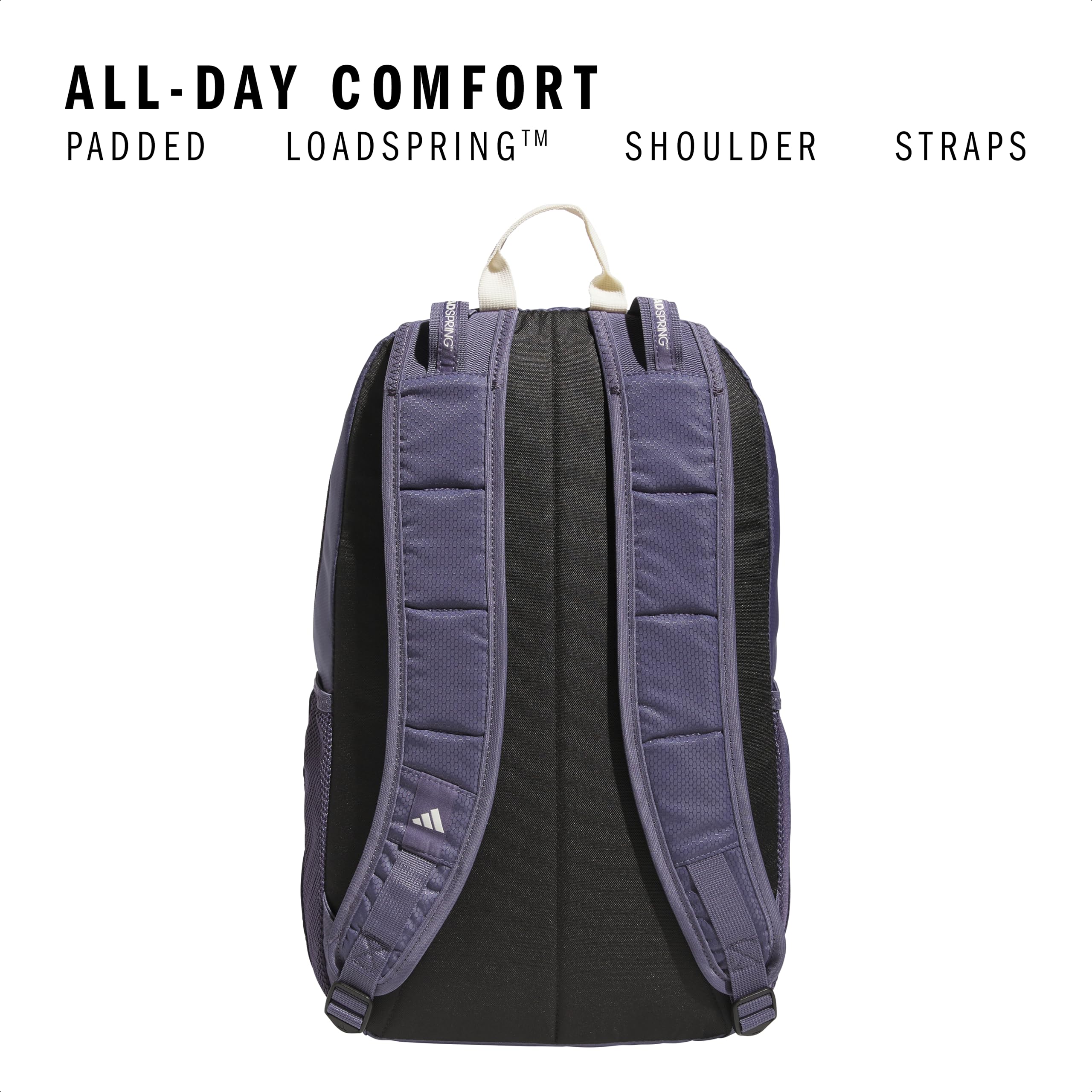 Foto 6 pulgar | Mochila Adidas Excel 7.0 Para Hombre Y Mujer Violeta/blanca - Venta Internacional.