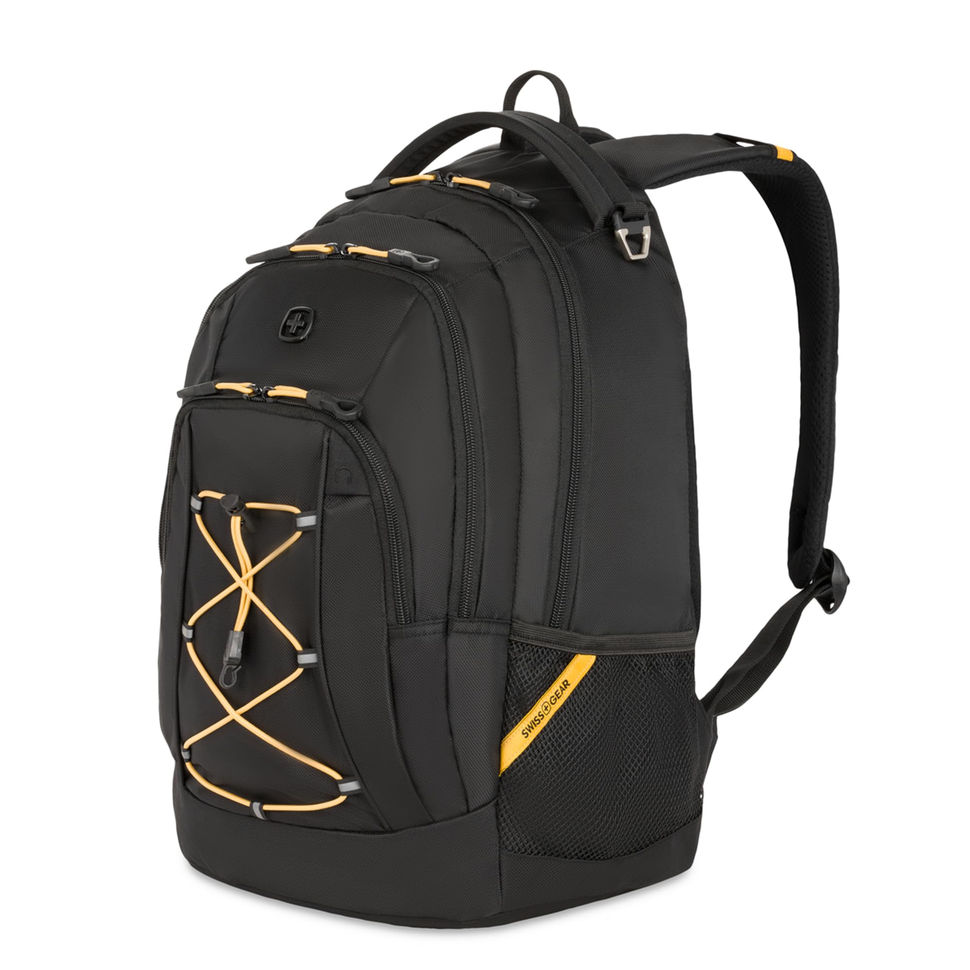 Mochila Swissgear 1186 Bungee Negro/dorado Para Portátil De 13 Pulgadas - Venta Internacional.