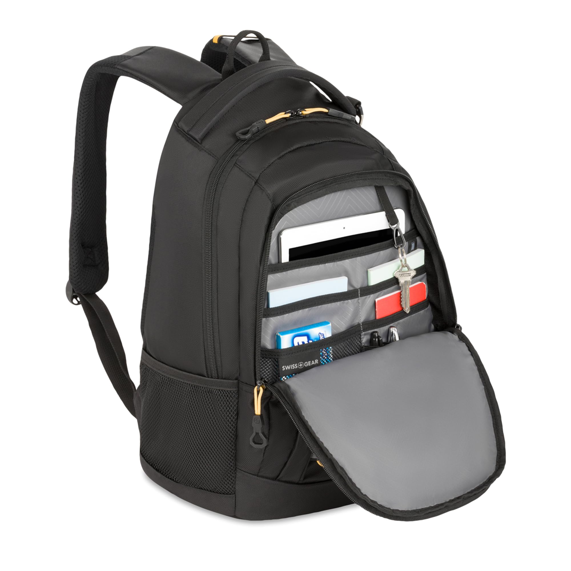 Foto 7 pulgar | Mochila Swissgear 1186 Bungee Negro/dorado Para Portátil De 13 Pulgadas - Venta Internacional.