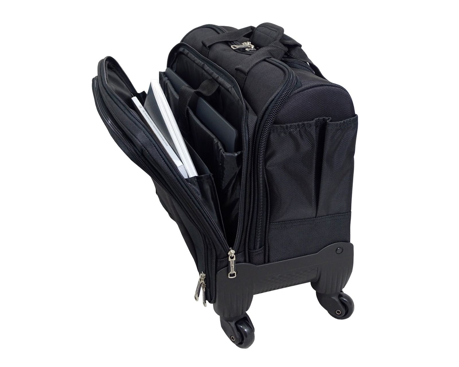 Foto 4 pulgar | Portafolio Porta Laptop con Ruedas Peak Tour 17'' Estocolmo Negro