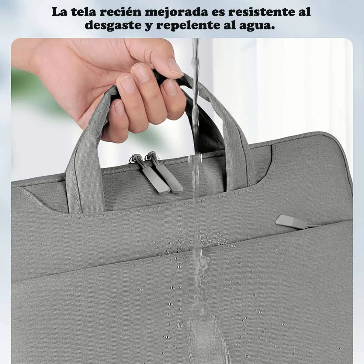 Foto 3 pulgar | Maletin Porta Laptop 15.6'' Pulgadas Malubero color Gris