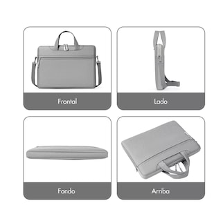 Foto 5 | Maletín para Laptop de 15 Pulgadas Eo Safe Imports ESI-6448 color Gris