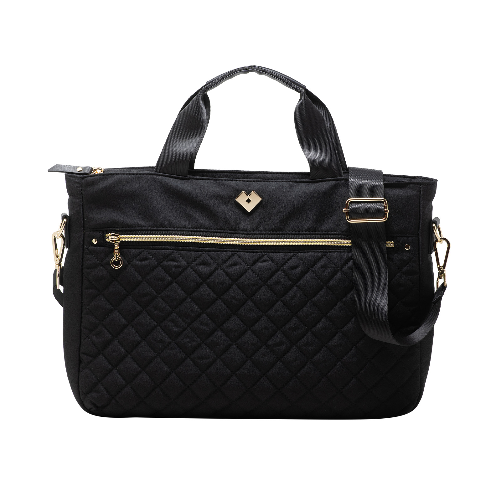 Bolsa Tote para Laptop LuckyLy Jessy color Negro hasta 15.6 Pulgadas de Mujer