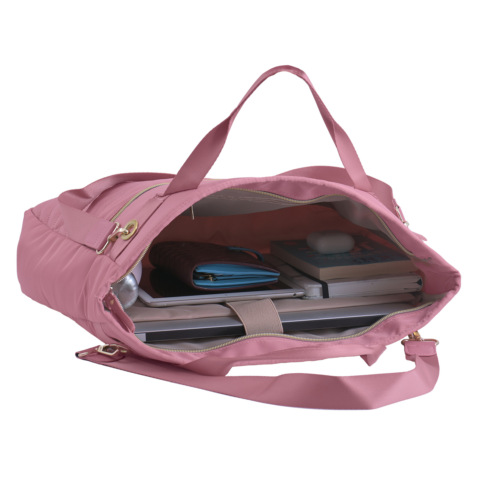 Foto 4 pulgar | Bolsa para Laptop Hasta 15.6" Luckyly color Rosa