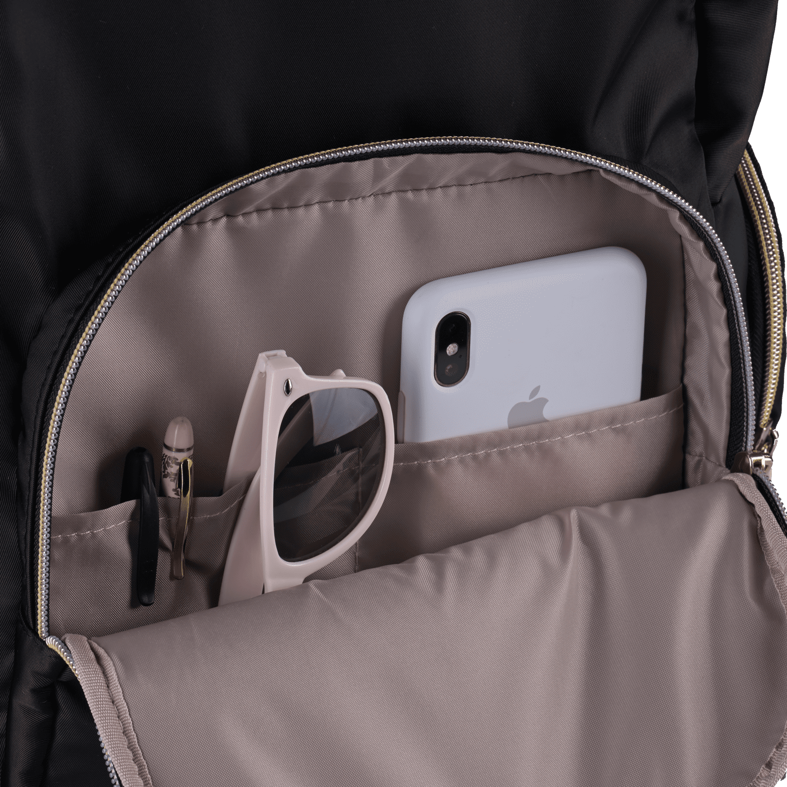 Foto 5 pulgar | Mochila para Laptop Hasta 15.6" Luckyly color Negro