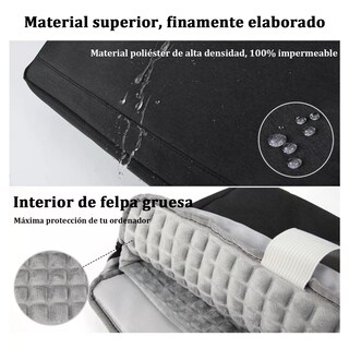 Foto 3 | Maletín Para Portátil Impermeable Eo Safe Imports Esi-13016 Negro