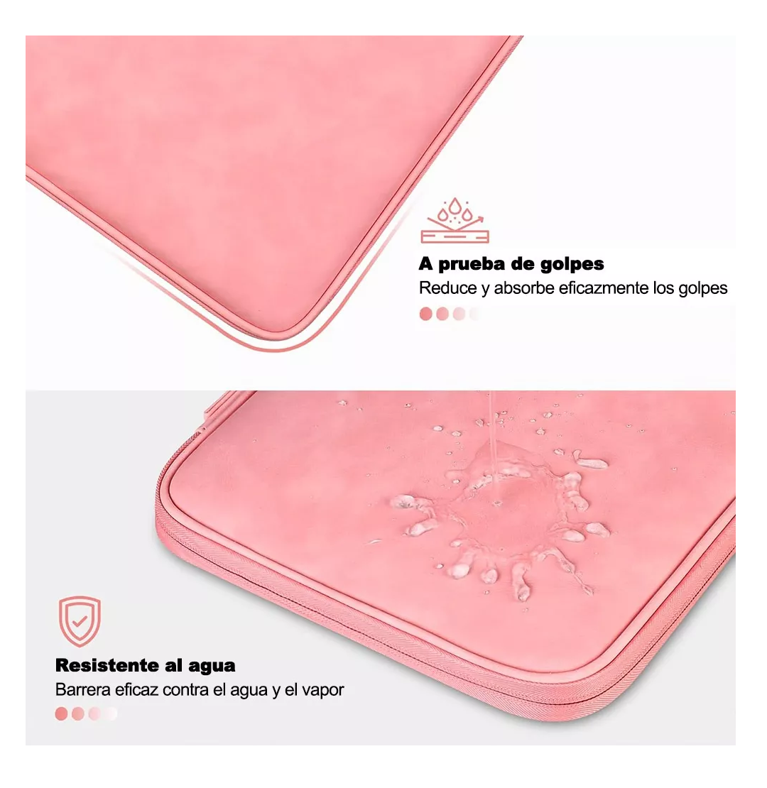 Foto 4 pulgar | Funda para Laptop Impermeable Lab.G Rosa