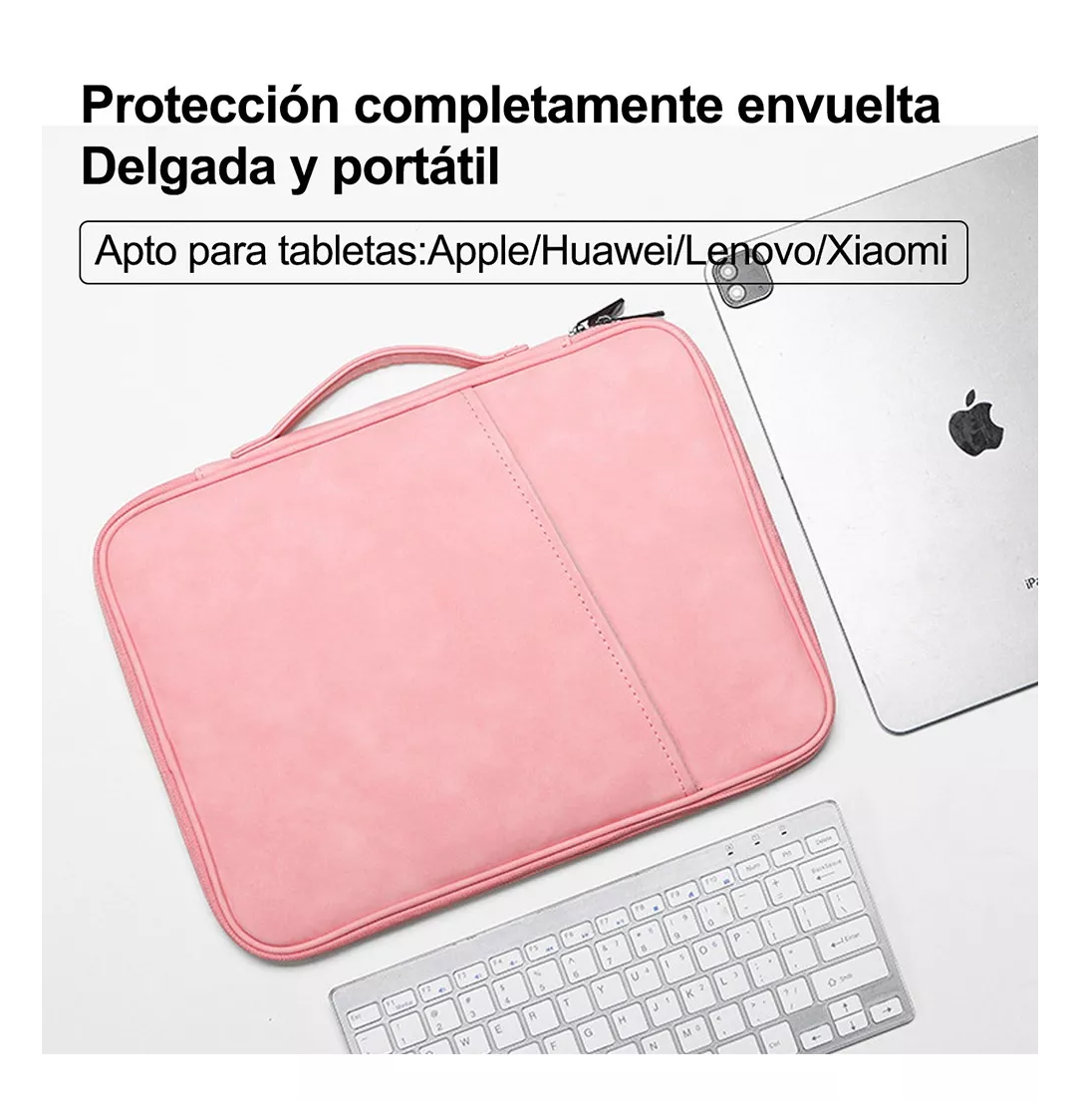 Foto 5 pulgar | Funda para Laptop Impermeable Belug Rosa