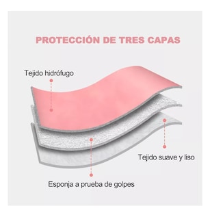 Foto 5 | Funda para Laptop Impermeable Belug Rosa