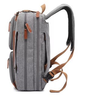 Foto 3 | Mochila Convertible 3 en 1 Belug para Laptop de 17.3 Pulgadas Gris