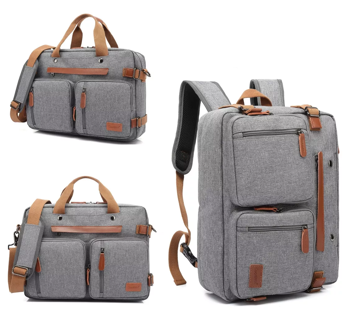 Foto 5 | Mochila Convertible 3 en 1 Belug para Laptop de 17.3 Pulgadas Gris