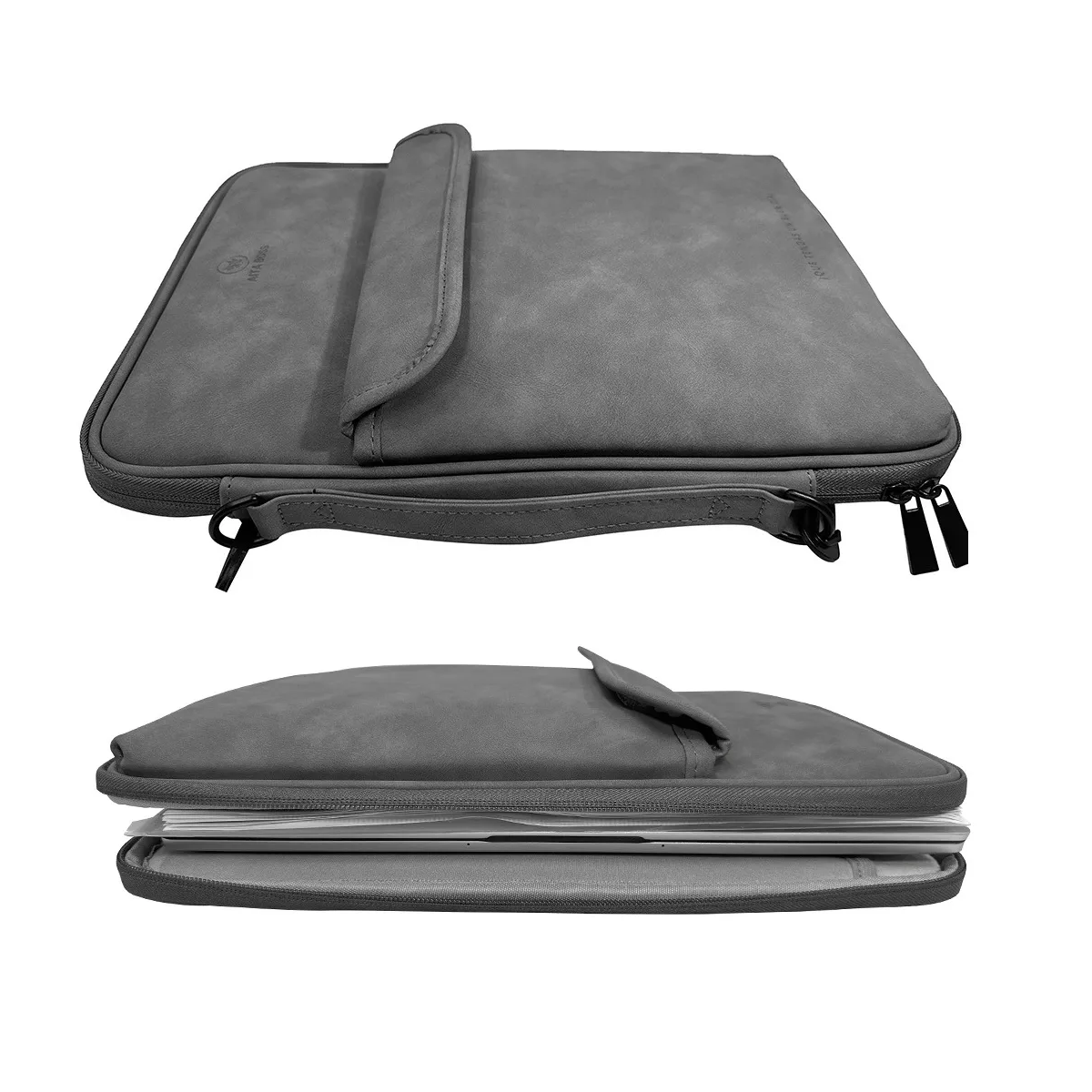 Foto 3 pulgar | Funda Para Laptop Maletin Protectora Tableta 13 Pulgadas Eo Safe Imports Esi-14315 Gris