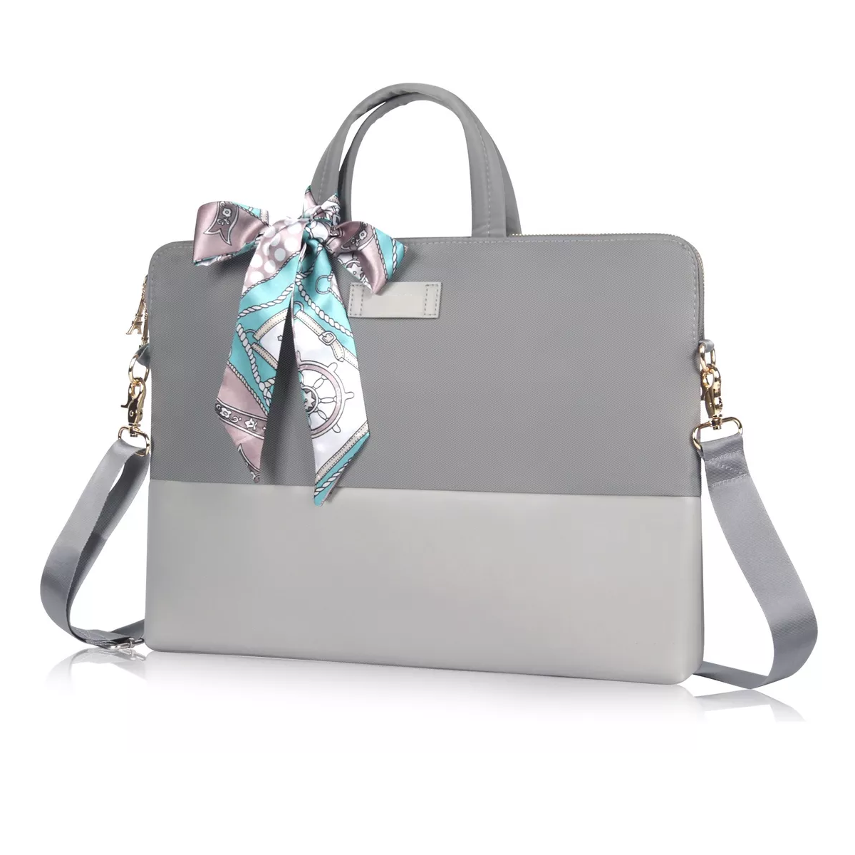 Bolsa De Ordenador Portátil Para Mujer 15.6 Pulgadas Delgado Eo Safe Imports Esi-18233 Gris