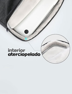 Foto 3 | Maletín Para Laptop 13.3'' Mark Ryden Modelo 19x Color Gris Repelente Al Agua