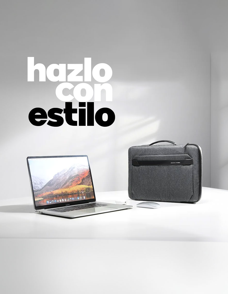 Foto 4 | Maletín Para Laptop  13.3'' Mark Ryden Modelo 19x Color Gris Repelente Al Agua