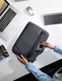 Foto 5 | Maletín Para Laptop De 15.6'' Mark Ryden Modelo Mr19d-37 Color Gris Repelente Al Agua