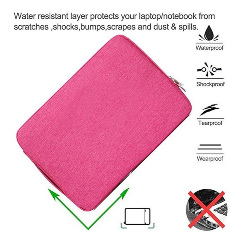 Foto 5 | Funda Para Tableta De 11 Pulgadas Con Pinza, Impermeable, Tela Oxford Negra - Venta Internacional.