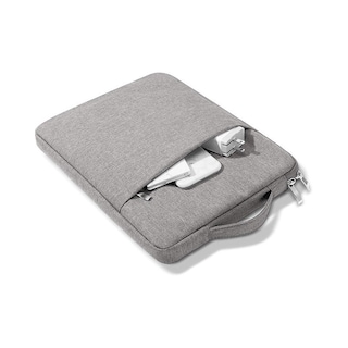 Foto 1 | Bolsa Para Portátil De Microfibra Impermeable De 15 A 16 Pulgadas, Gris - Venta Internacional.