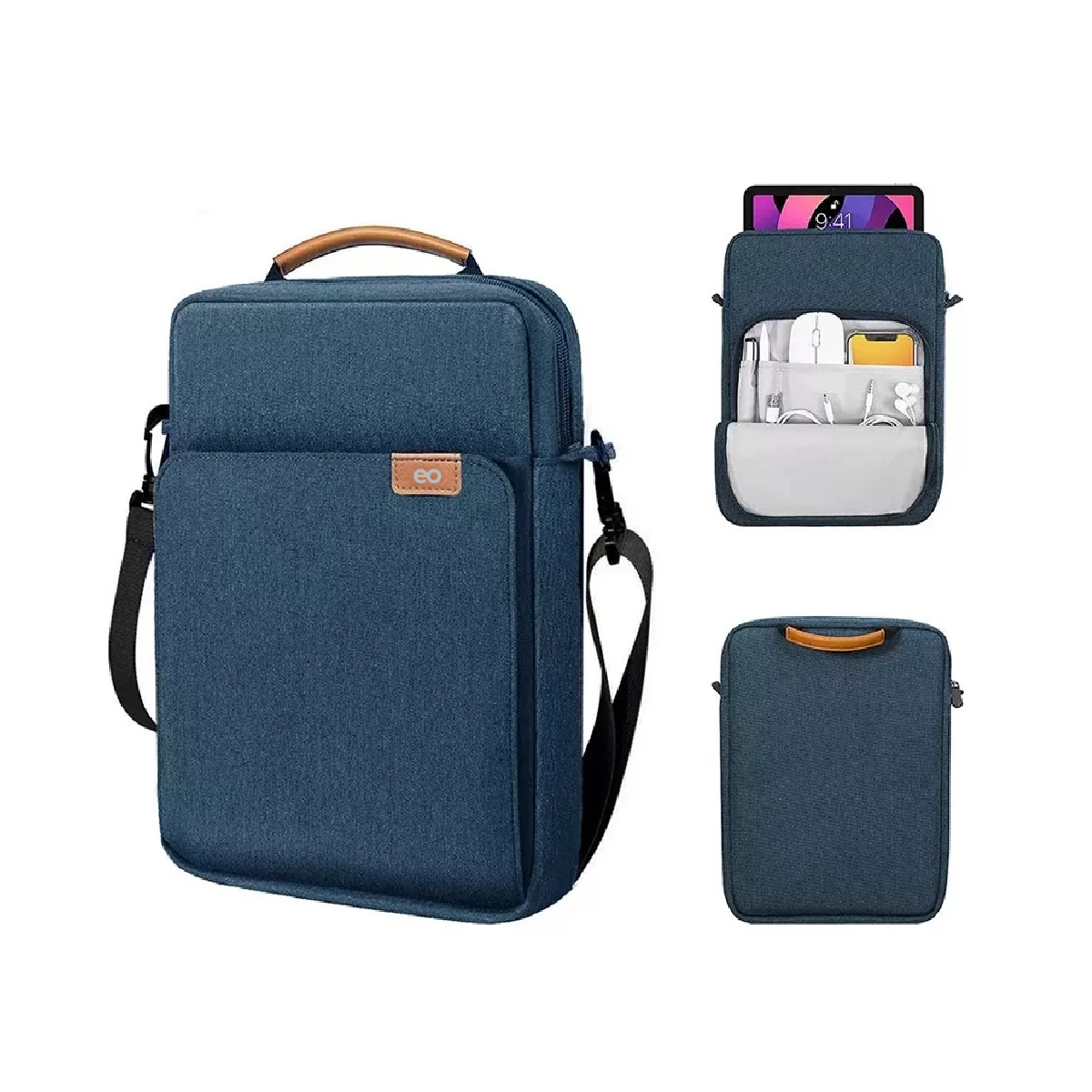Foto 3 pulgar | Funda Porta Laptop Maletín Eo Safe Imports Esi-14423-1 Azul