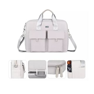 Foto 2 | Language Impermeable Maletin Bolsa Para Laptop De 15.6inch Dama Eo Safe Imports Esi-12475-1 Gris