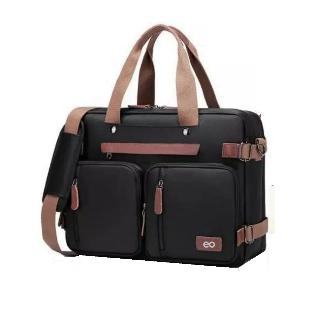 Mochila Maletín Combinación Portátil Bolsa Hombro Eo Safe Imports Esi-5509-1 Negro