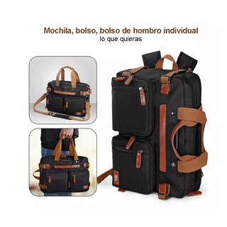 Foto 3 | Mochila Maletín Combinación Portátil Bolsa Hombro Eo Safe Imports Esi-5509-1 Negro