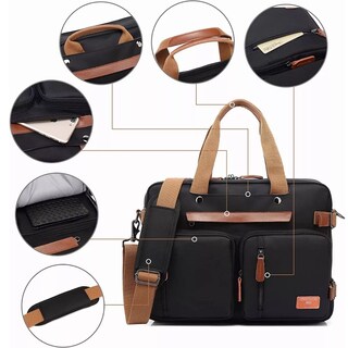 Foto 3 | Maletín Bolso Mensajero 3 En 1 Para Laptop Eo Safe Imports Esi-12476-1 Multicolor