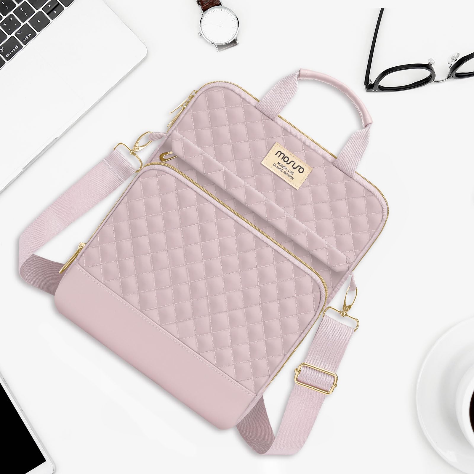 Foto 7 pulgar | Funda Para Tableta Mosiso Para Ipad Air/pro 11, Galaxy Tab 11, Rosa - Venta Internacional.
