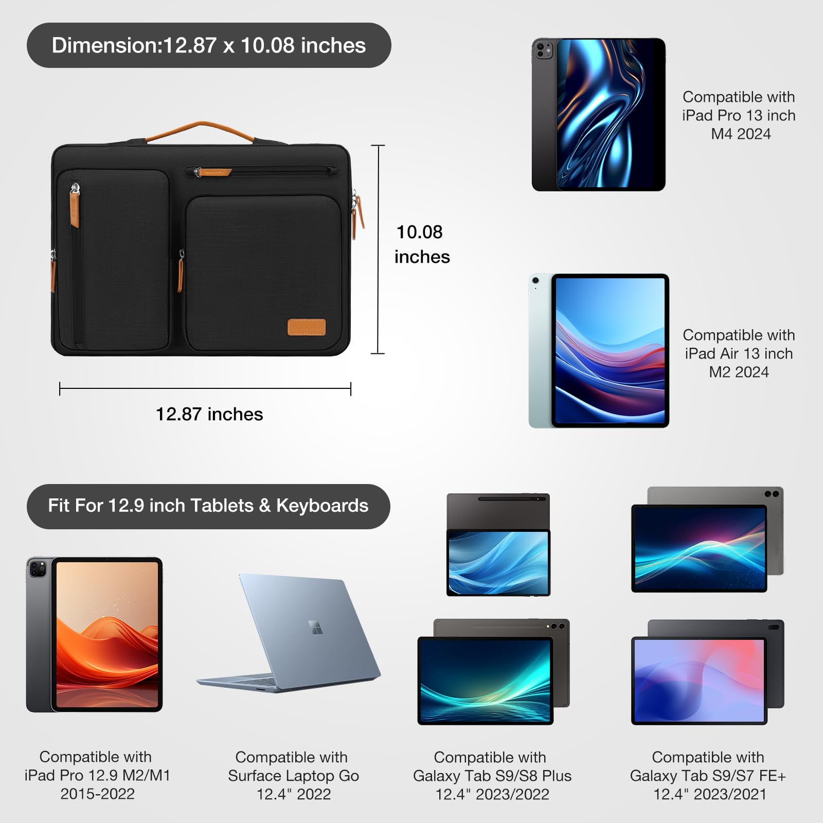 Foto 3 pulgar | Funda Para Tableta Mosiso Para Ipad Pro 12.9 Y Ipad Air 13 - Venta Internacional.