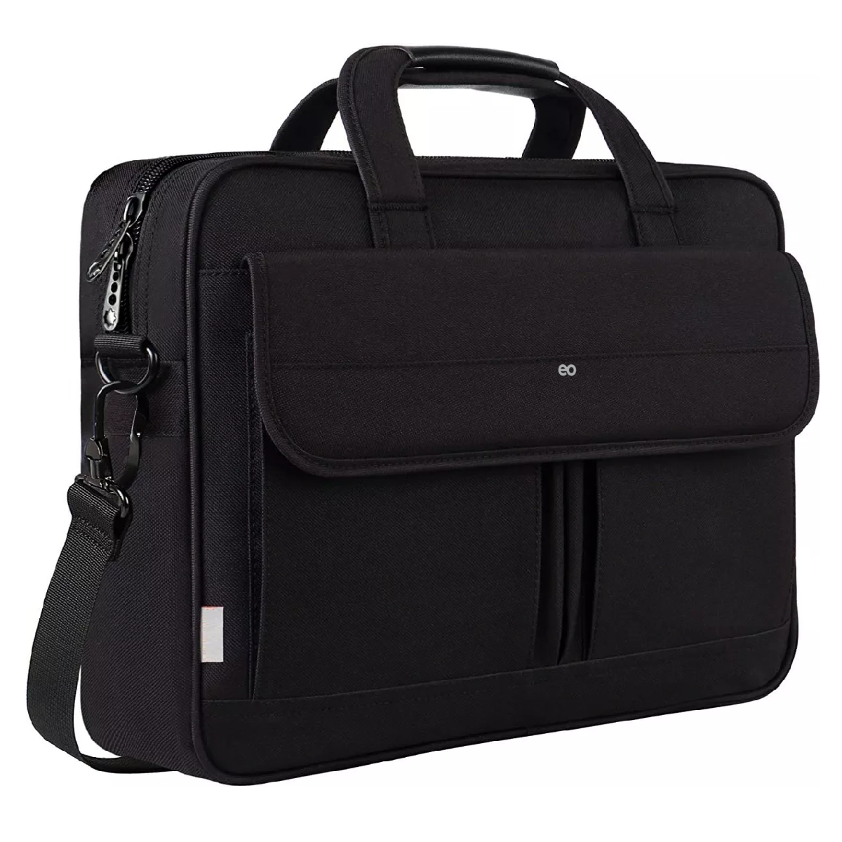 Maletín Portafolio Para Laptop De 15.6 In Hombre Impermeable Eo Safe Imports Esi-11500-1 Negro