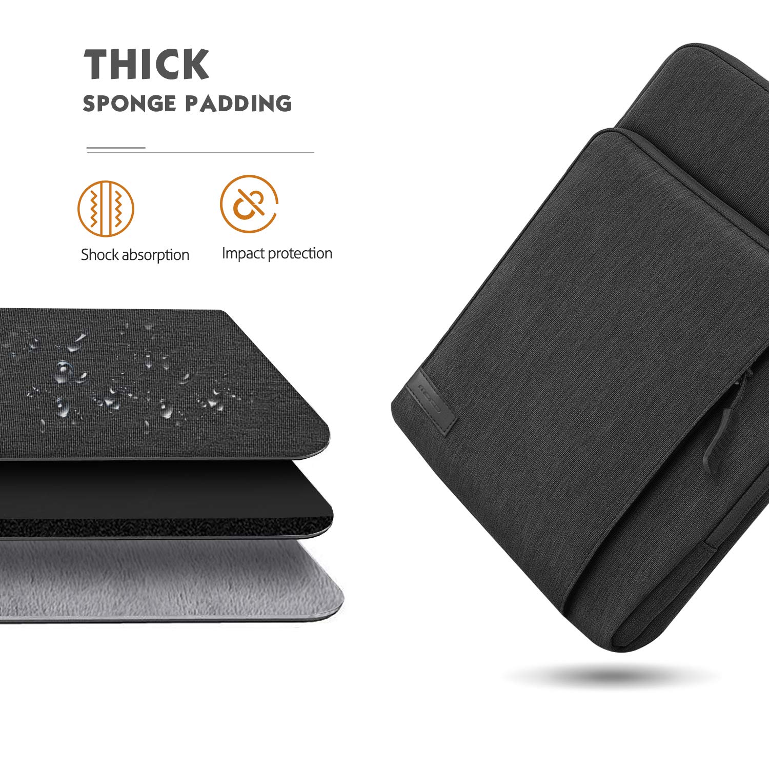 Foto 5 pulgar | Funda Para Tablet Moko Ipad Pro M4/air M2 2024 De 9-11 Pulgadas, Color Negro - Venta Internacional.