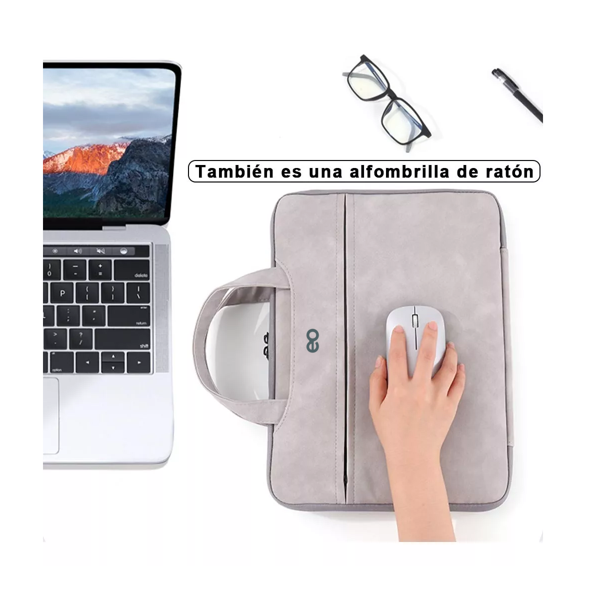 Foto 4 pulgar | Funda Para Laptop Maletín Protector Impermeable 15.6 Pulgada Eo Safe Imports Esi-14682-1 Beige