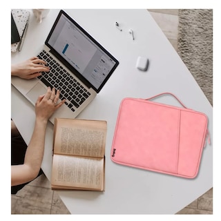 Foto 3 | Funda Para Laptop Impermeable Maletín Tableta 13 Pulgadas, Belug Rosa