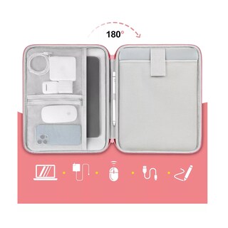 Foto 3 | Maletin Para Laptop Impermeable Funda Para Tableta Eo Safe Imports Esi-12472-1 Rosa