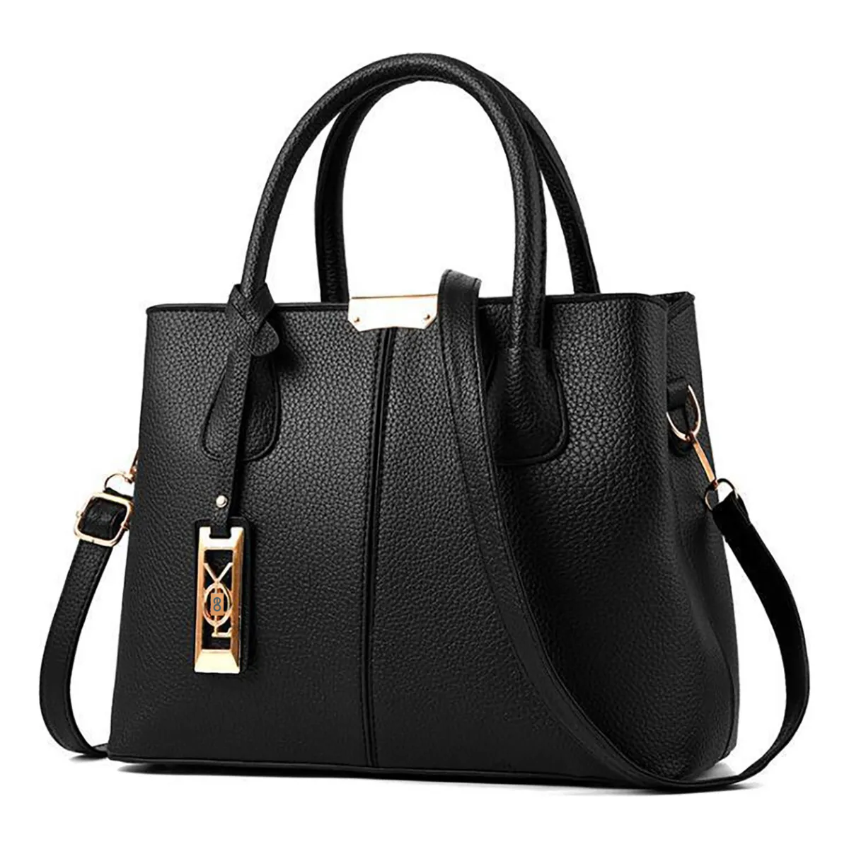 Bolso Impermeable Elegante Dama Para Laptop Eo Safe Imports Esi-19110 Negro