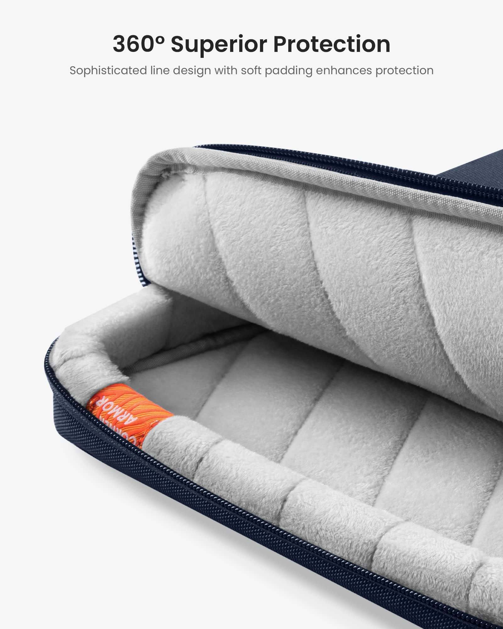 Foto 6 pulgar | Bandolera Para Portátil Tomtoc, Protección 360°, 15.6 Pulgadas, Con Funda - Venta Internacional.