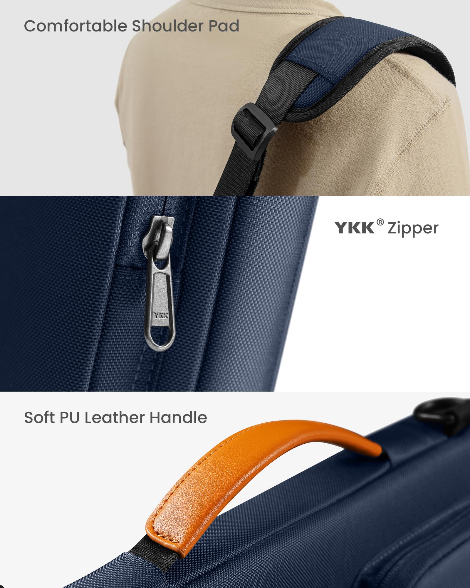 Foto 8 pulgar | Bandolera Para Portátil Tomtoc, Protección 360°, 15.6 Pulgadas, Con Funda - Venta Internacional.