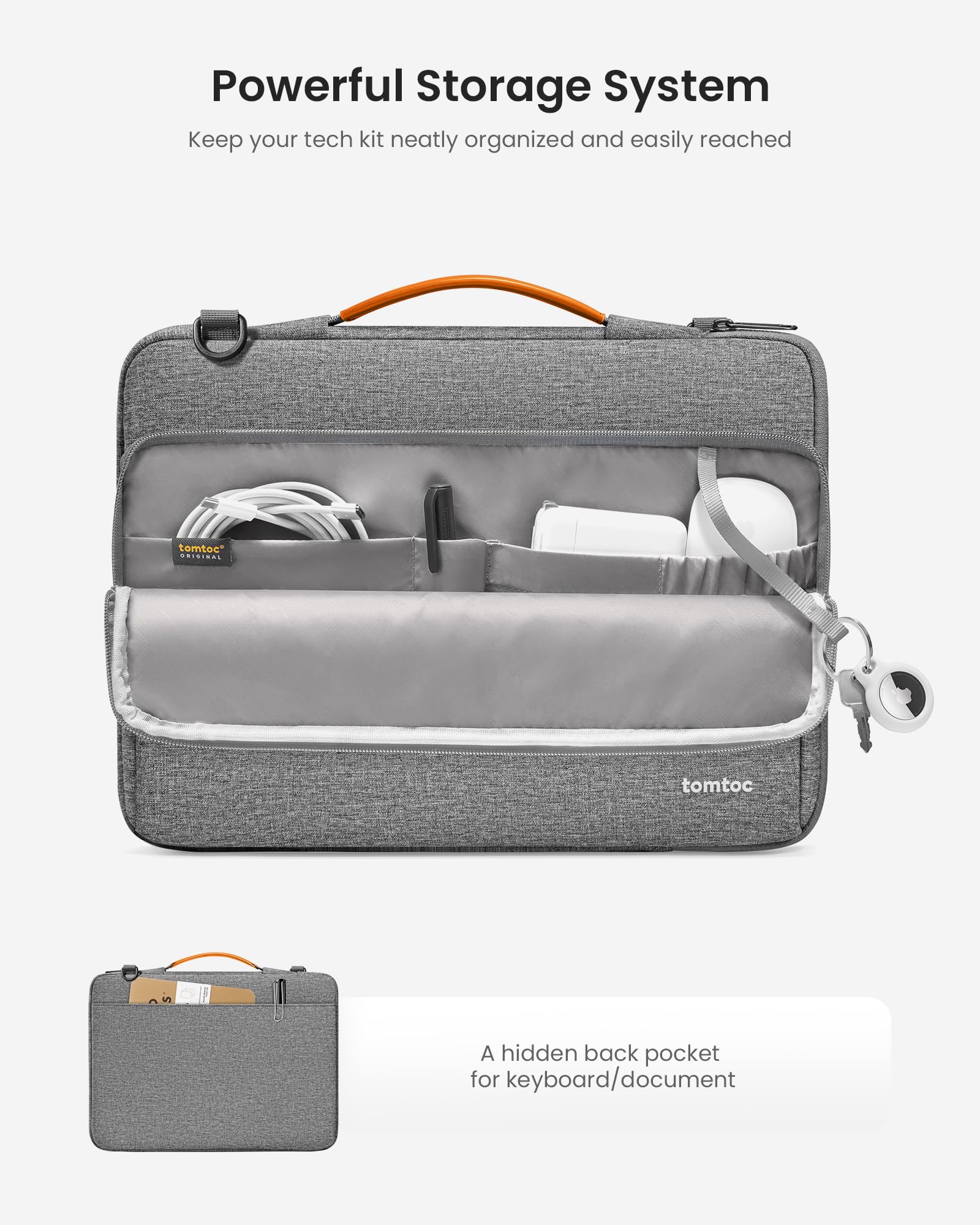Foto 3 pulgar | Bandolera Para Portátil Tomtoc 360 Con Protección Para Macbook Pro De 14 Pulgadas - Venta Internacional.