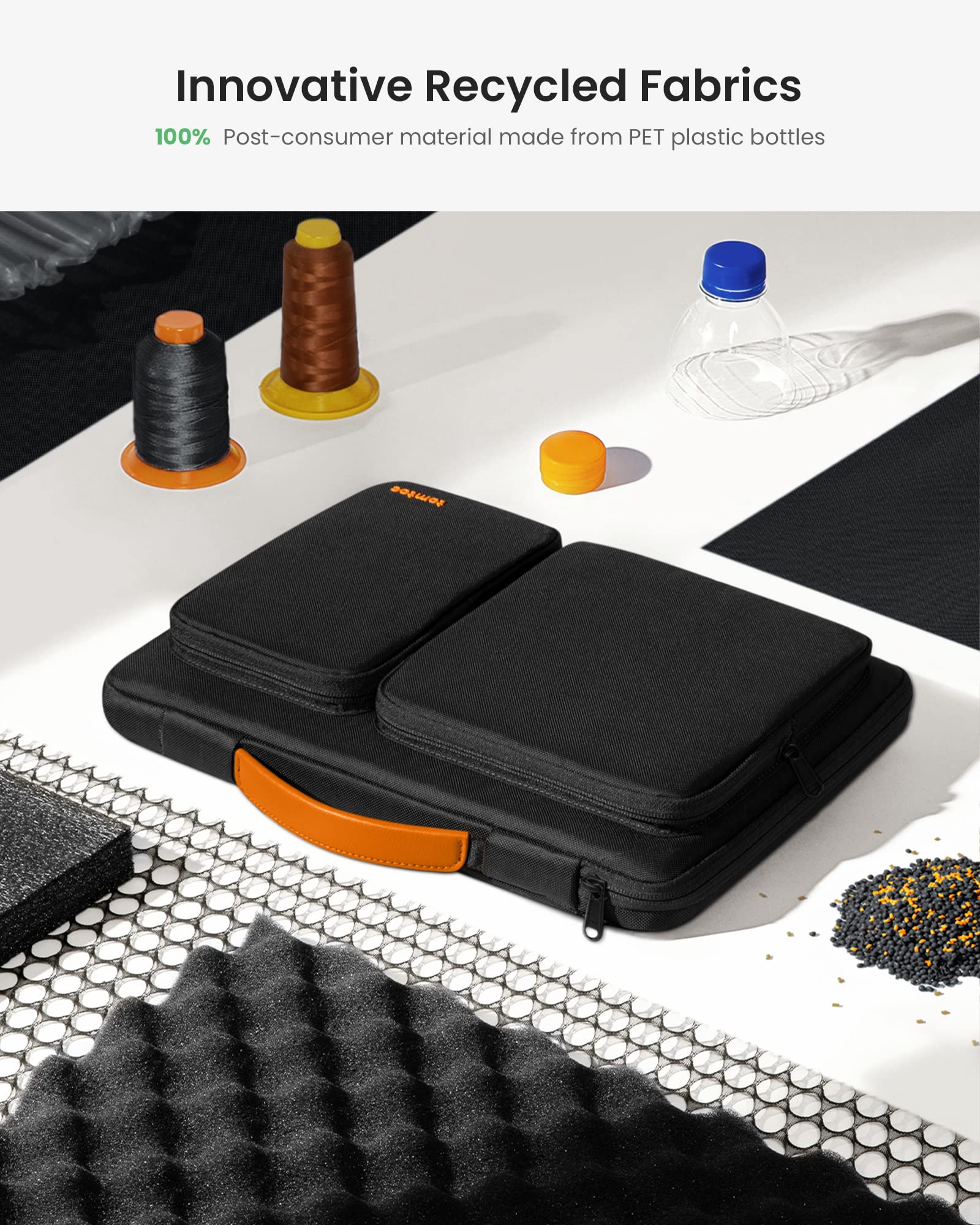 Foto 7 pulgar | Maletín para Laptop tomtoc Protección 360° 15.6 Pulgadas Negro - Venta Internacional
