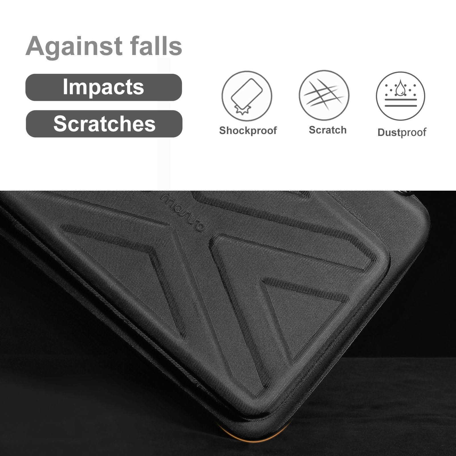 Foto 5 pulgar | Funda Rígida Mosiso Para Portátil Macbook De 15 A 15,6 Pulgadas, Color Negro - Venta Internacional.