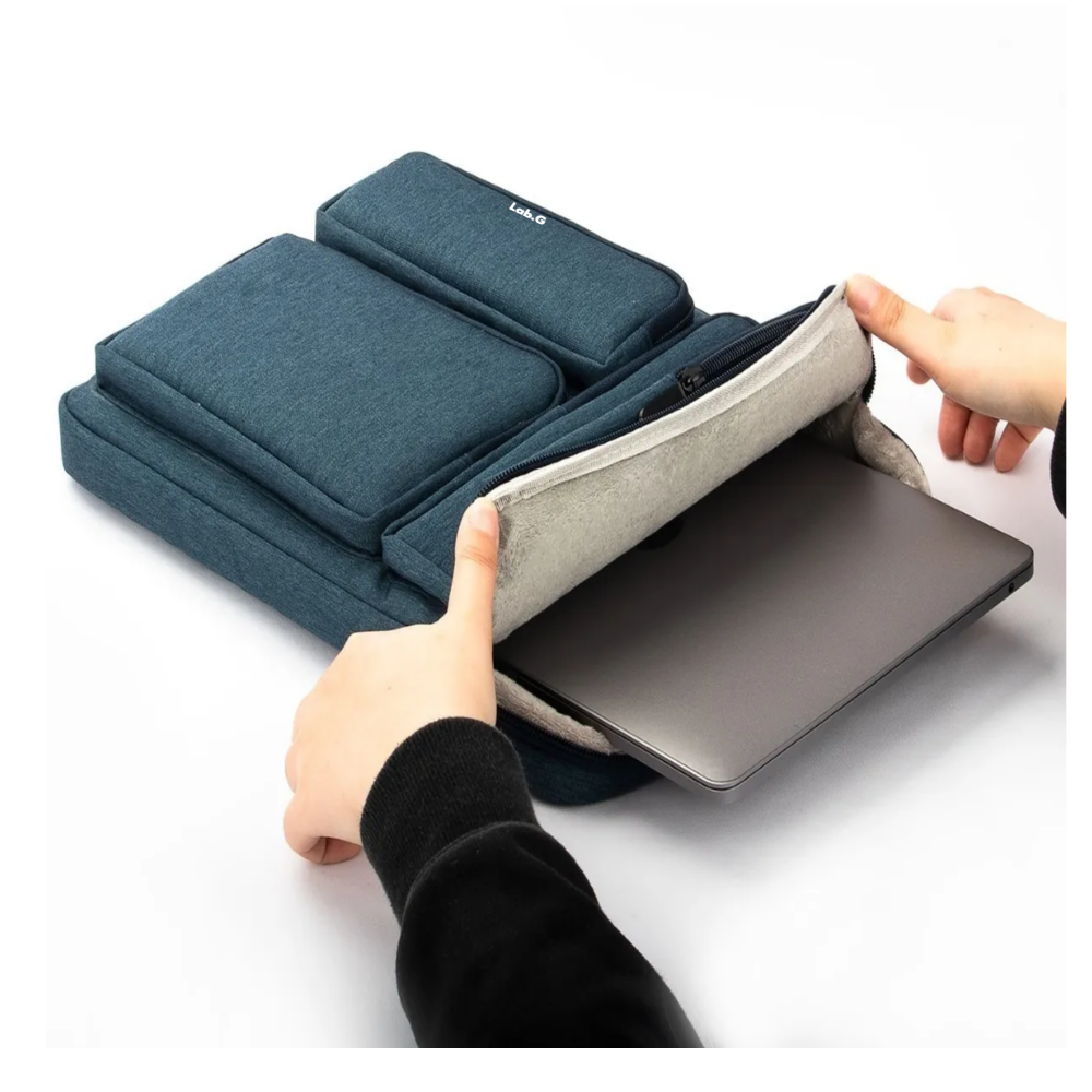 Foto 3 | Funda Maletín Protectora Laptop 15.6 14 Pulgada-prueba Golpe Lab.g,  Negro