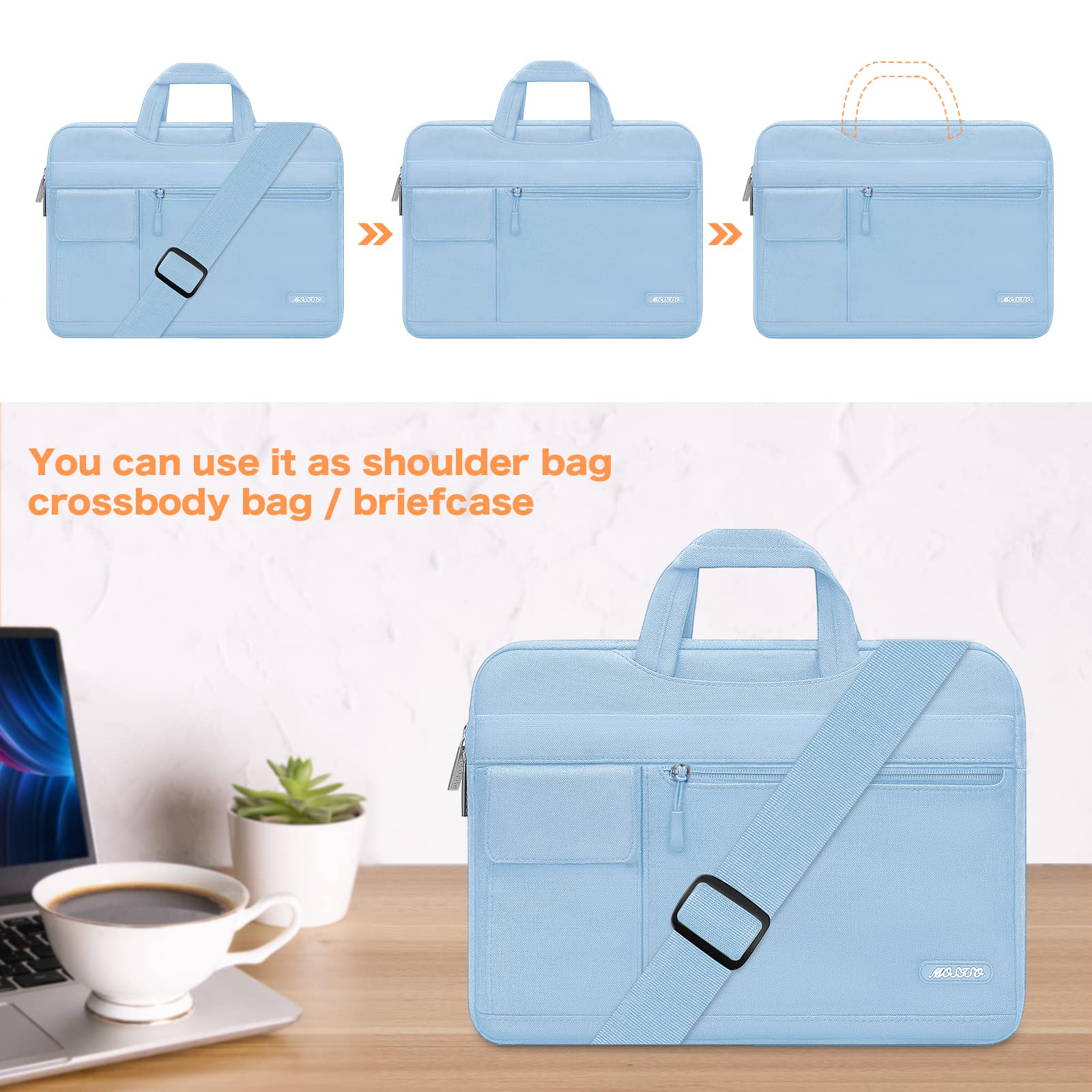 Foto 5 pulgar | Bolsa De Hombro Para Portátil Mosiso Para Macbook Pro De 16 Y 15,6 Pulgadas - Venta Internacional.