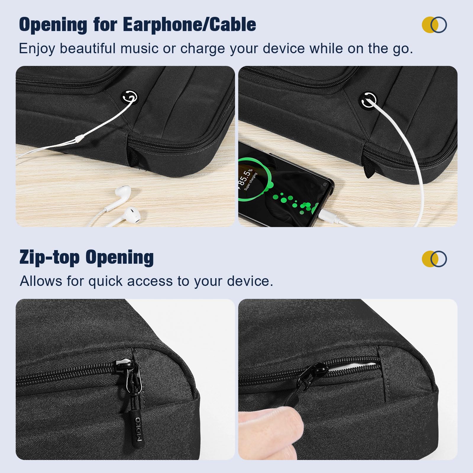 Foto 6 pulgar | Funda Para Tablet Moko De 12,9 Pulgadas Para Ipad Pro/air Y Galaxy - Venta Internacional.