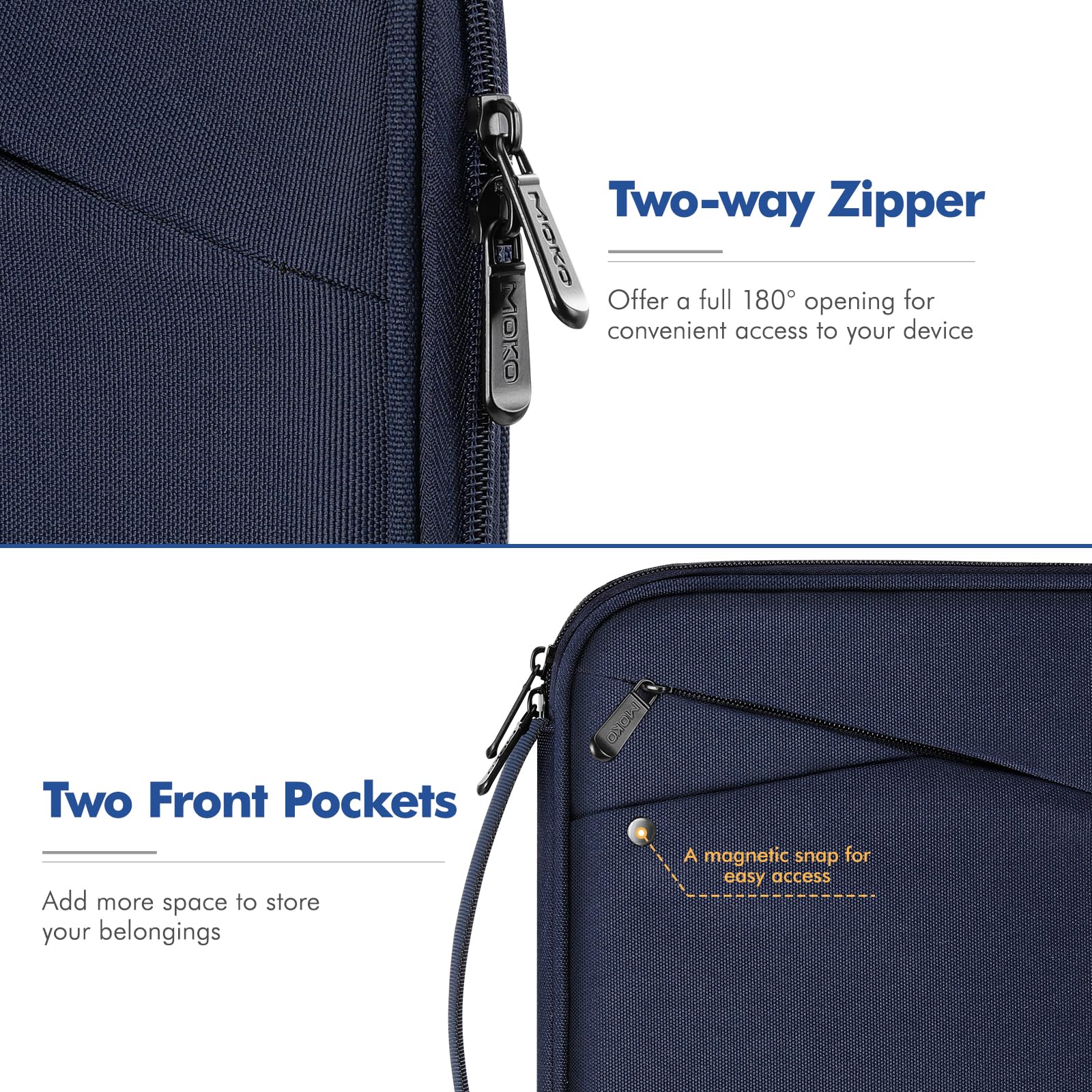 Foto 5 | Funda De Transporte Para Tableta Moko De 9 A 11 Pulgadas Para Ipad Air 11 - Venta Internacional.