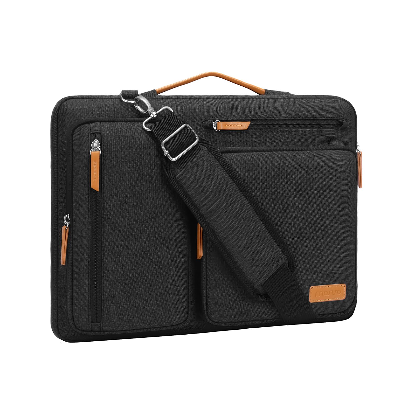 Bandolera Para Portátil Mosiso 360 Protective 17-17.3 Pulgadas, Negra - Venta Internacional.