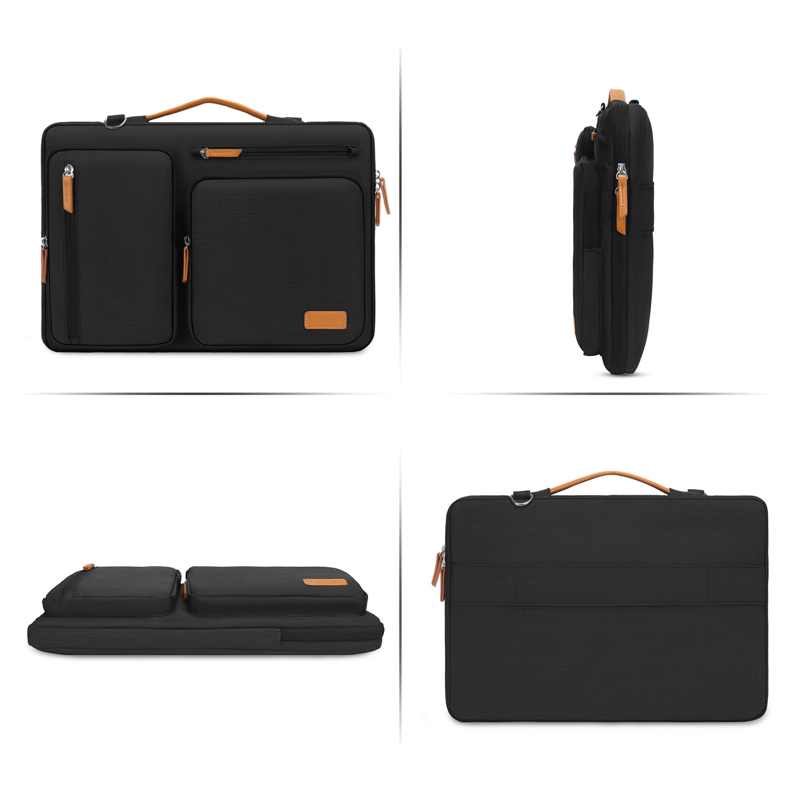Foto 5 | Bandolera Para Portátil Mosiso 360 Protective 17-17.3 Pulgadas, Negra - Venta Internacional.