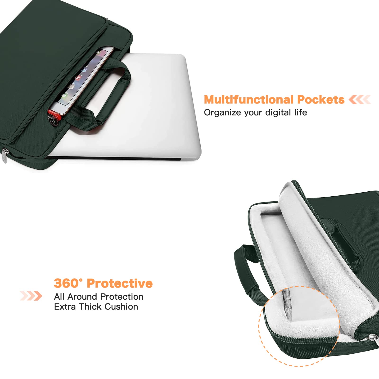 Foto 2 | Bolsa De Hombro Para Portátil Mosiso 360 Protective Macbook Air 15 - Venta Internacional.